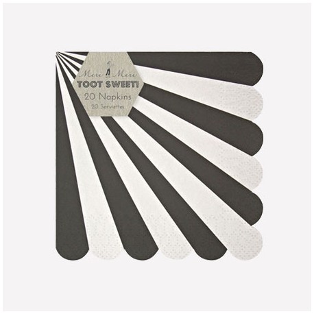 Circus Noir -Petites serviettes 