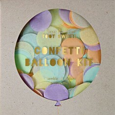 Kit Ballon Confettis Pastel