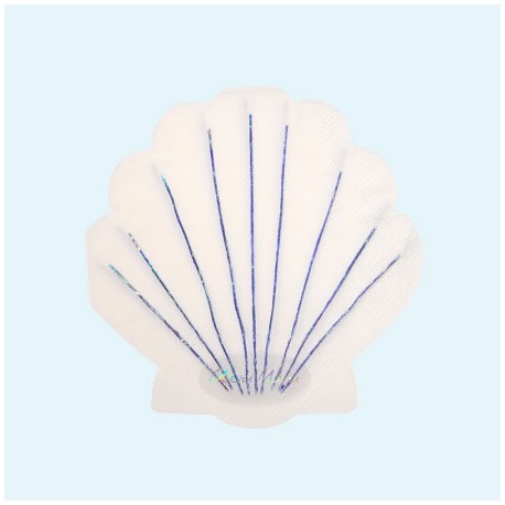 Sirène - Serviettes coquillages