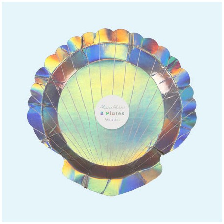 Sirène - Assiettes coquillages