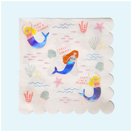 Sirène - Serviettes 