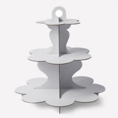 Cupcake stand blanc
