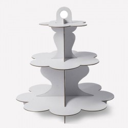 Cupcake stand blanc