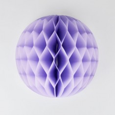 Boule de papier mauve