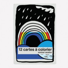 Cartes à colorier - Summer vacation