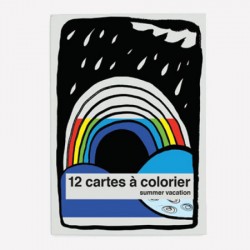 Cartes à colorier - Summer vacation