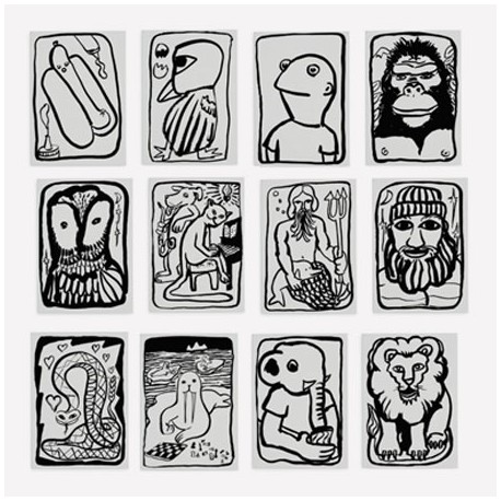 Cartes à colorier - My friends