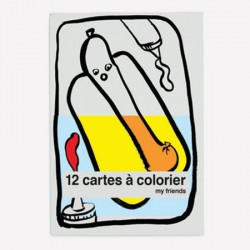 Cartes à colorier - My friends