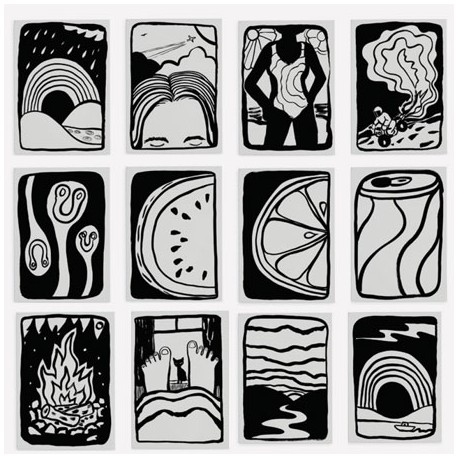 Cartes à colorier - Summer vacation