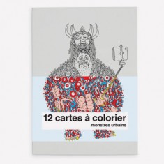 Cartes à colorier - Monstres urbains
