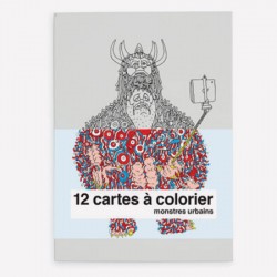 Cartes à colorier - Monstres urbains