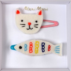 Barrette Chat & Poisson
