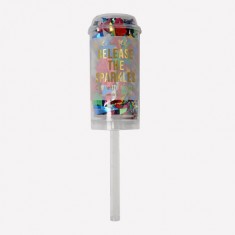 Canon à confettis multicolore