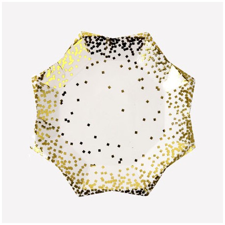 Paillettes Or - Assiettes