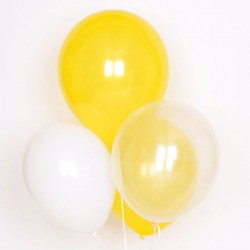 ballons trio jaune