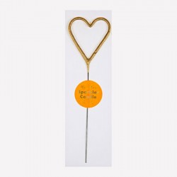 Bougie étincelle - Coeur 