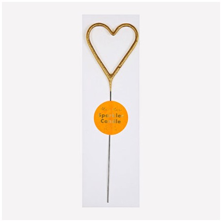 Bougie étincelle - Coeur 