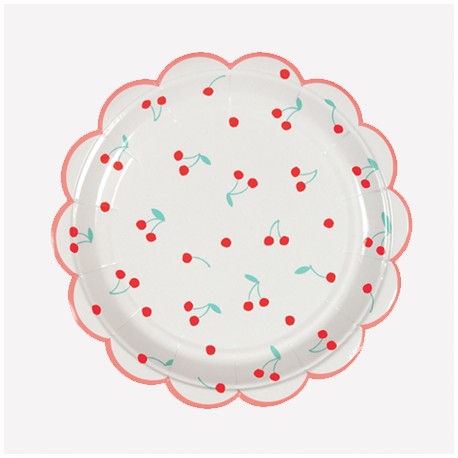 Cerises - Assiettes