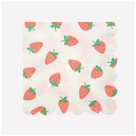 Fraises - Serviettes