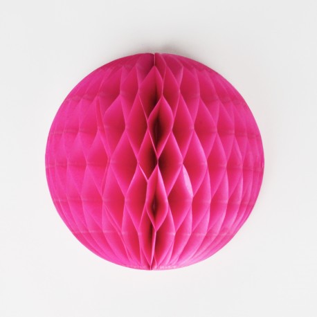 Petite boule de papier fushia