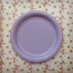 assiette mauve
