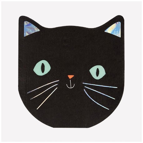 Halloween - Serviettes Chats