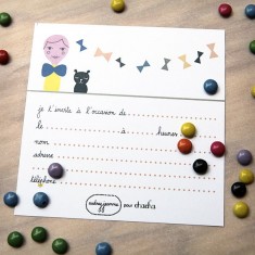 invitations papillon