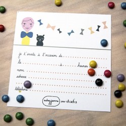 invitations papillon