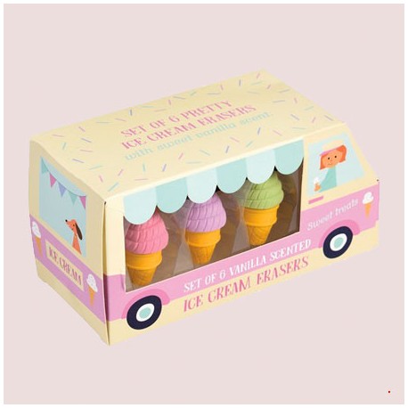 Gommes - Camion de glaces