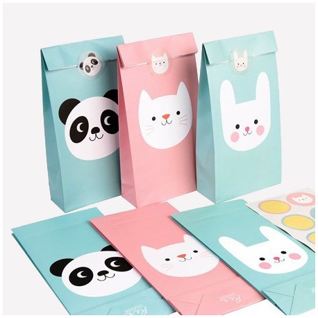 Party bags - Panda, lapin, chat