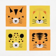 Minis-félins- Serviettes