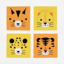 Minis-félins- Serviettes