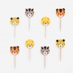 Bougies sur piques - Félins