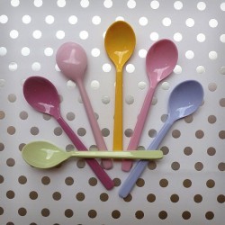 cuillères rosées