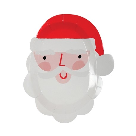 Vaisselle Père Noël - Assiettes
