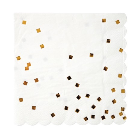 Noël confettis or - Grandes Serviettes