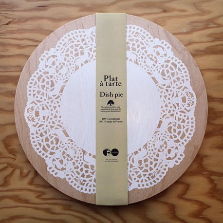 Plat à tarte en bois