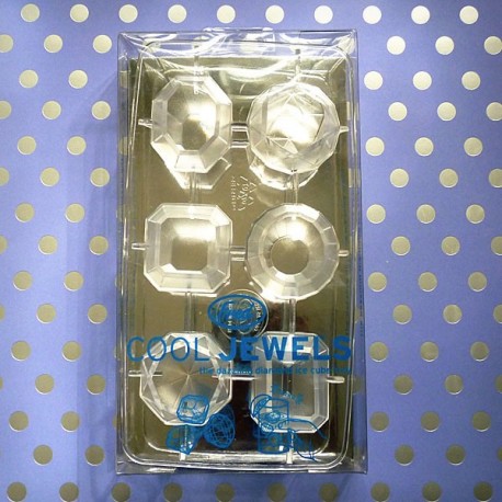 Moules glacons diamants