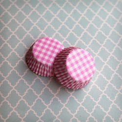 mini caissette vichy rose